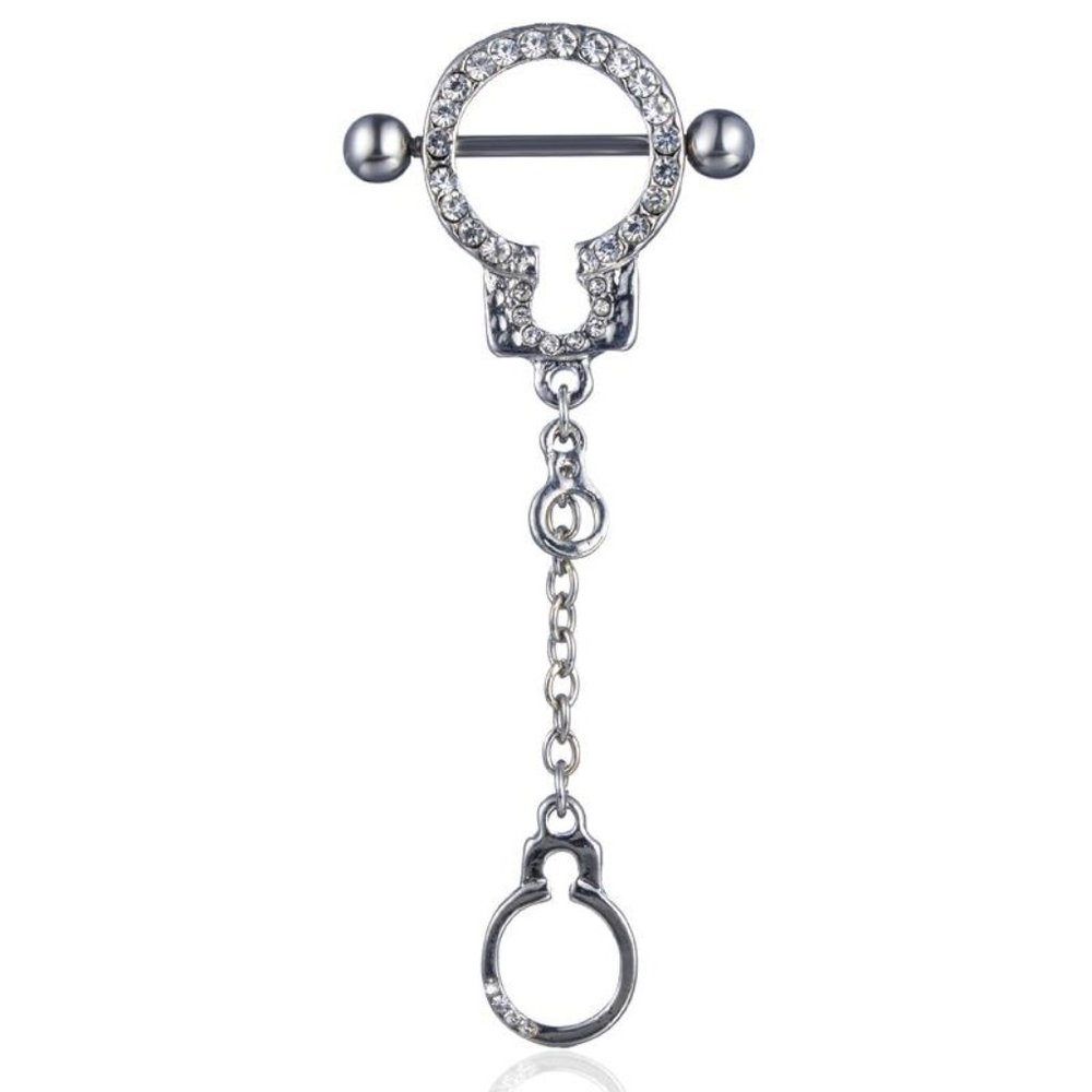 Nipple Piercing ~ Per Pair ~ Law Enforcement Handcuffs